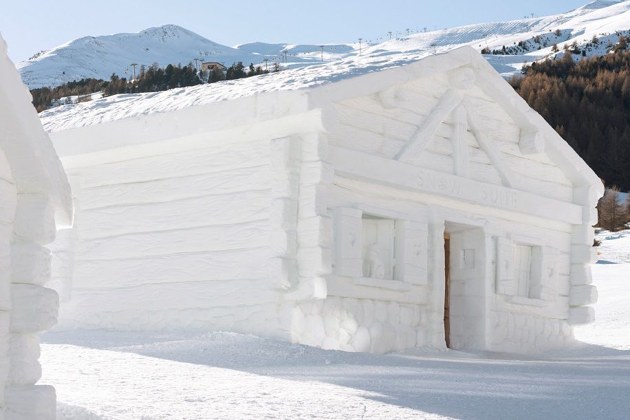 A Livigno si dorme in una casa di neve!